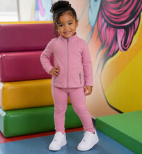 Load image into Gallery viewer, Pink yoga set for kids Ready to ship 3-5 days
