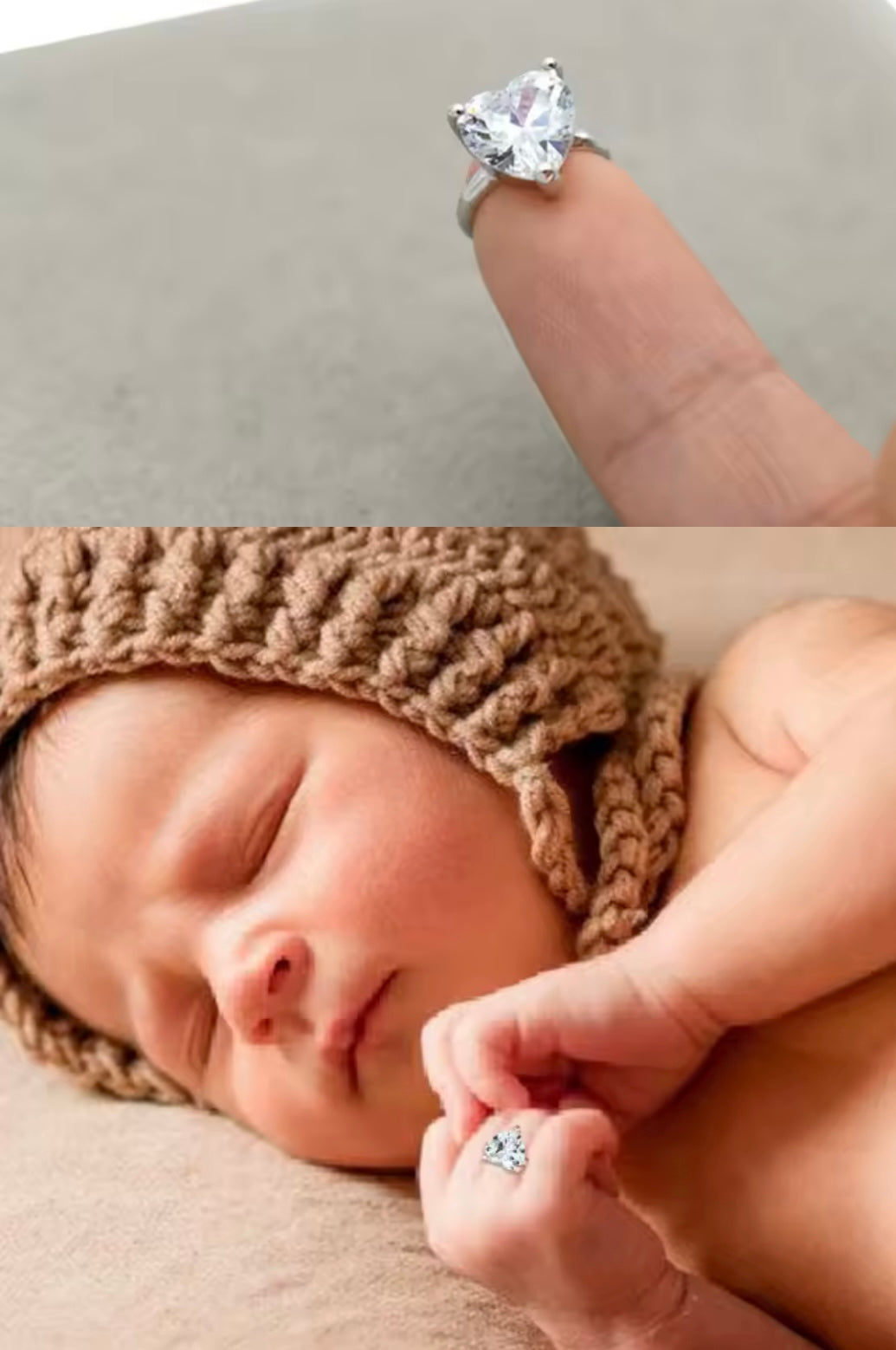 New born heart rings