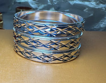 Load image into Gallery viewer, Silver Baby sets 0 months  - 2 years old( 3 bangles ) jewelry
