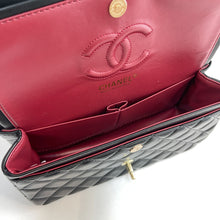 Load image into Gallery viewer, Mommy black bag black gold
