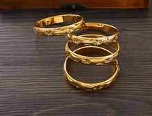 Load image into Gallery viewer, Baby girl  bangles 3 pieces ages 3-8 years old

